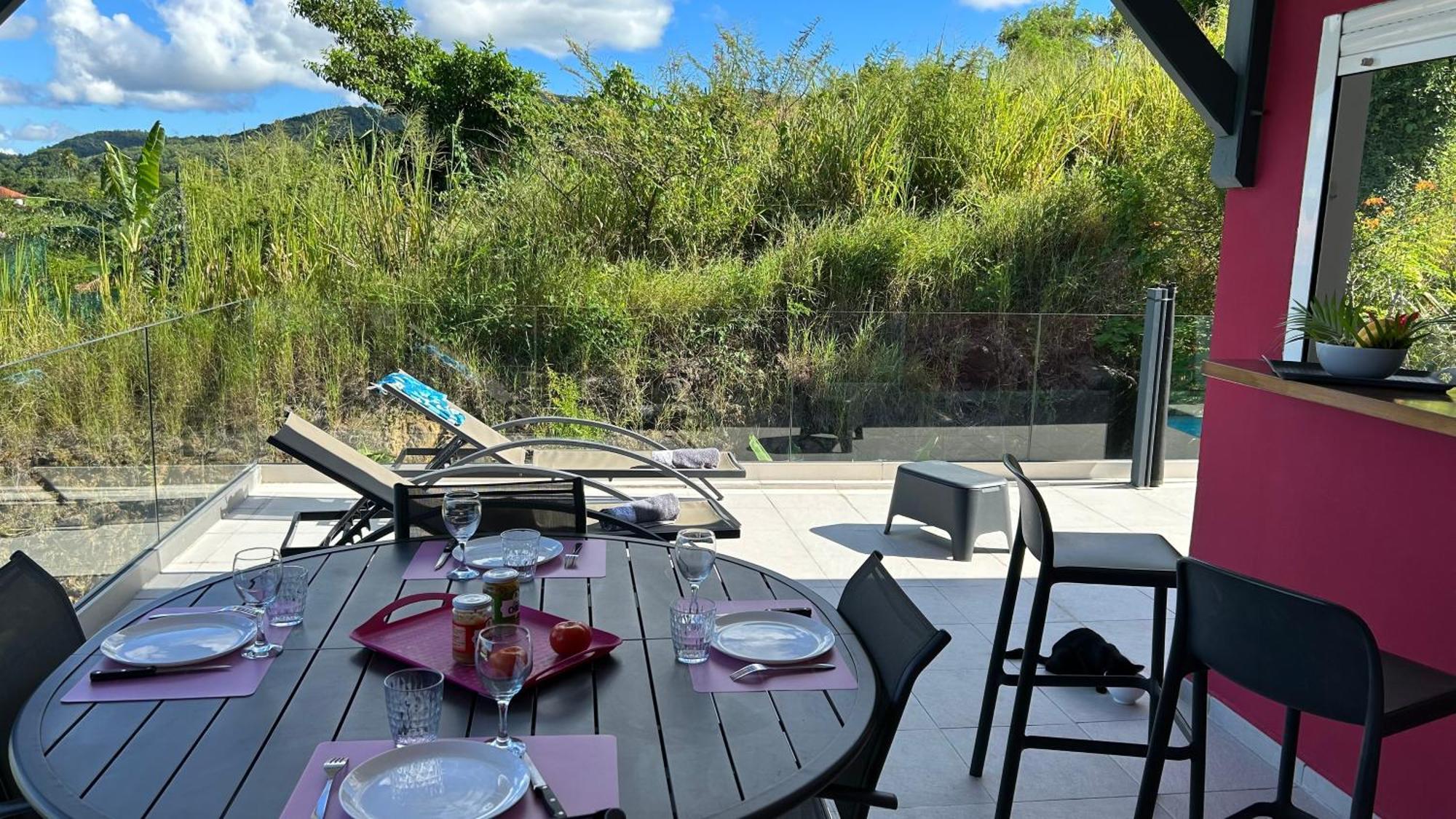 La Villa Jalna Grenadine Deux Chambres Et Piscine Privee Les Trois-Ilets Bagian luar foto