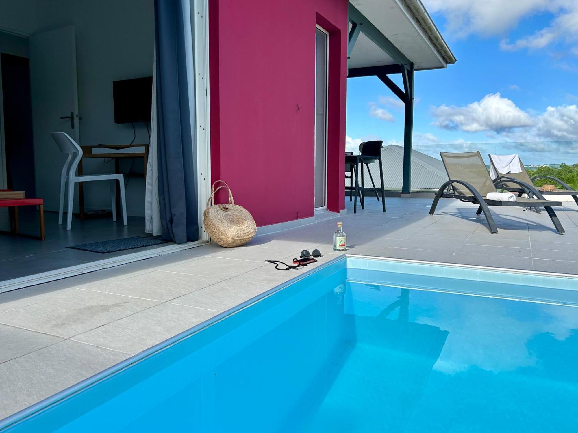 La Villa Jalna Grenadine Deux Chambres Et Piscine Privee Les Trois-Ilets Bagian luar foto